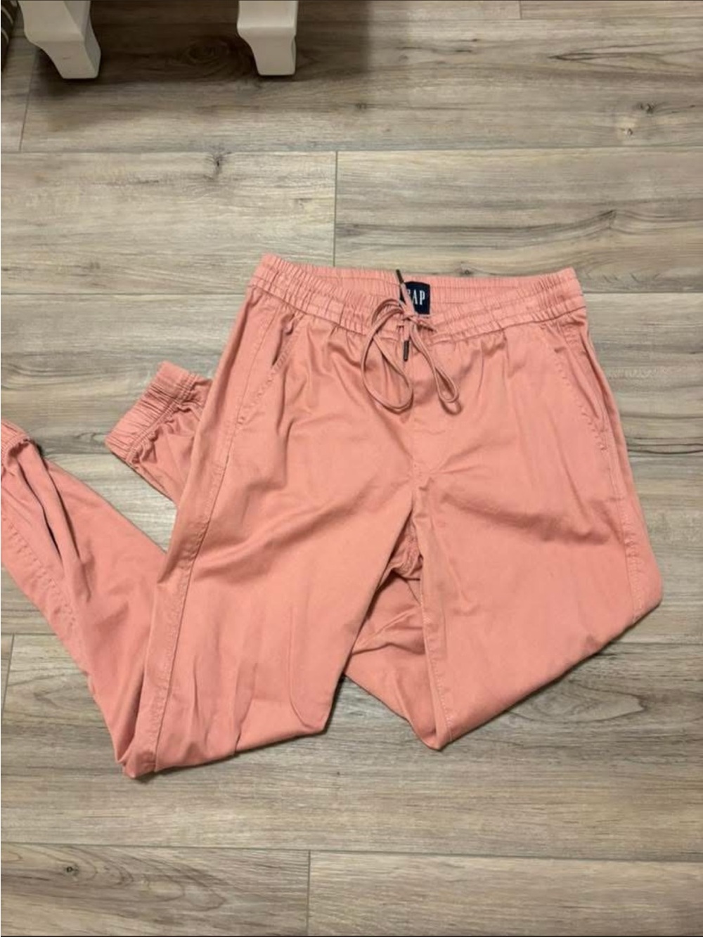 GAP Coral Peach Drawstring Joggers